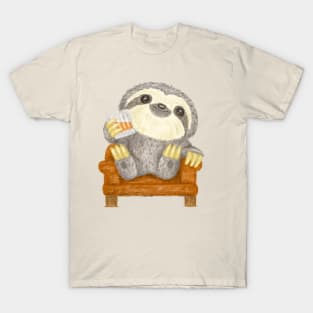 Sloths drinking alcohol T-Shirt